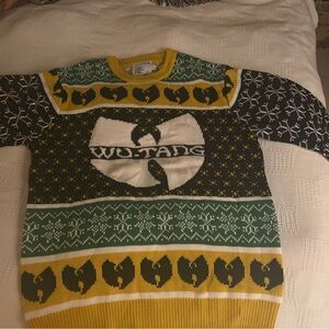 Men's Sweater - Black, Green, Yellow